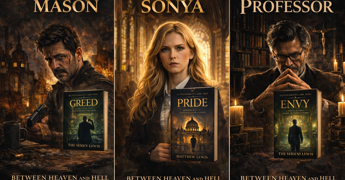 Mateo, Sonya, and the Professor — Greed, Pride, Envy